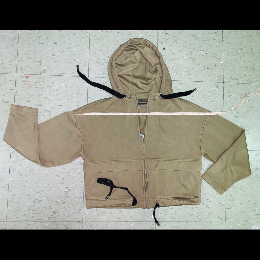 Scotch&Soda Maison Crop Camo Camp Hoodie Jacket - Picture 8 of 10